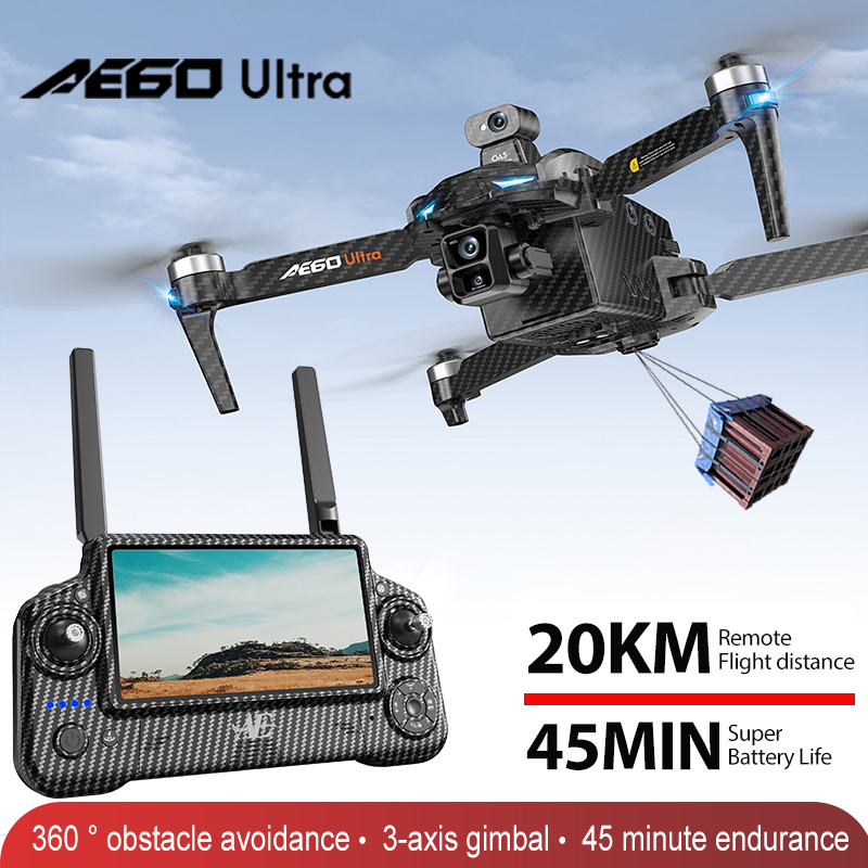 Drone Camera Hd - Profesjonalny dron AE60 GPS z kamerą
