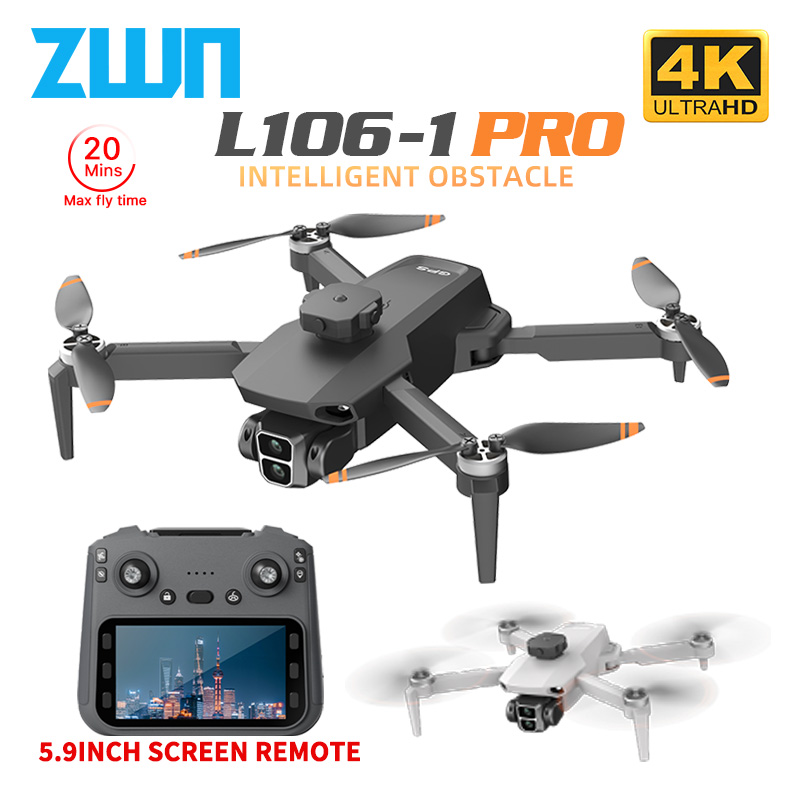 Drone Camera Hd - L106-1PRO Profesjonalny Dron GPS z Kamerą