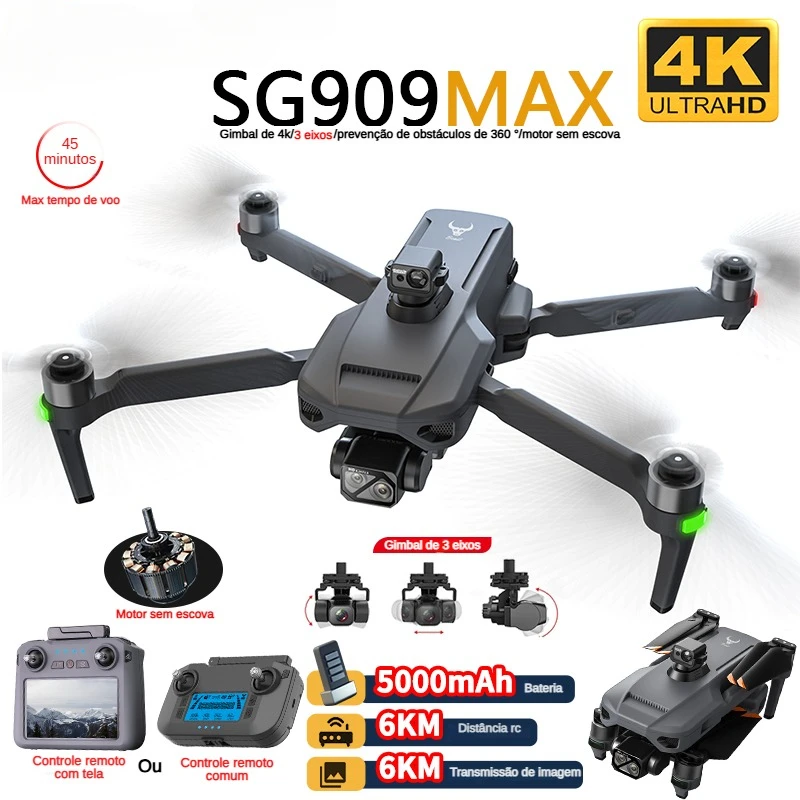Drone Camera 4K - ZLL SG909 SG909MAX Profesjonalny dron z