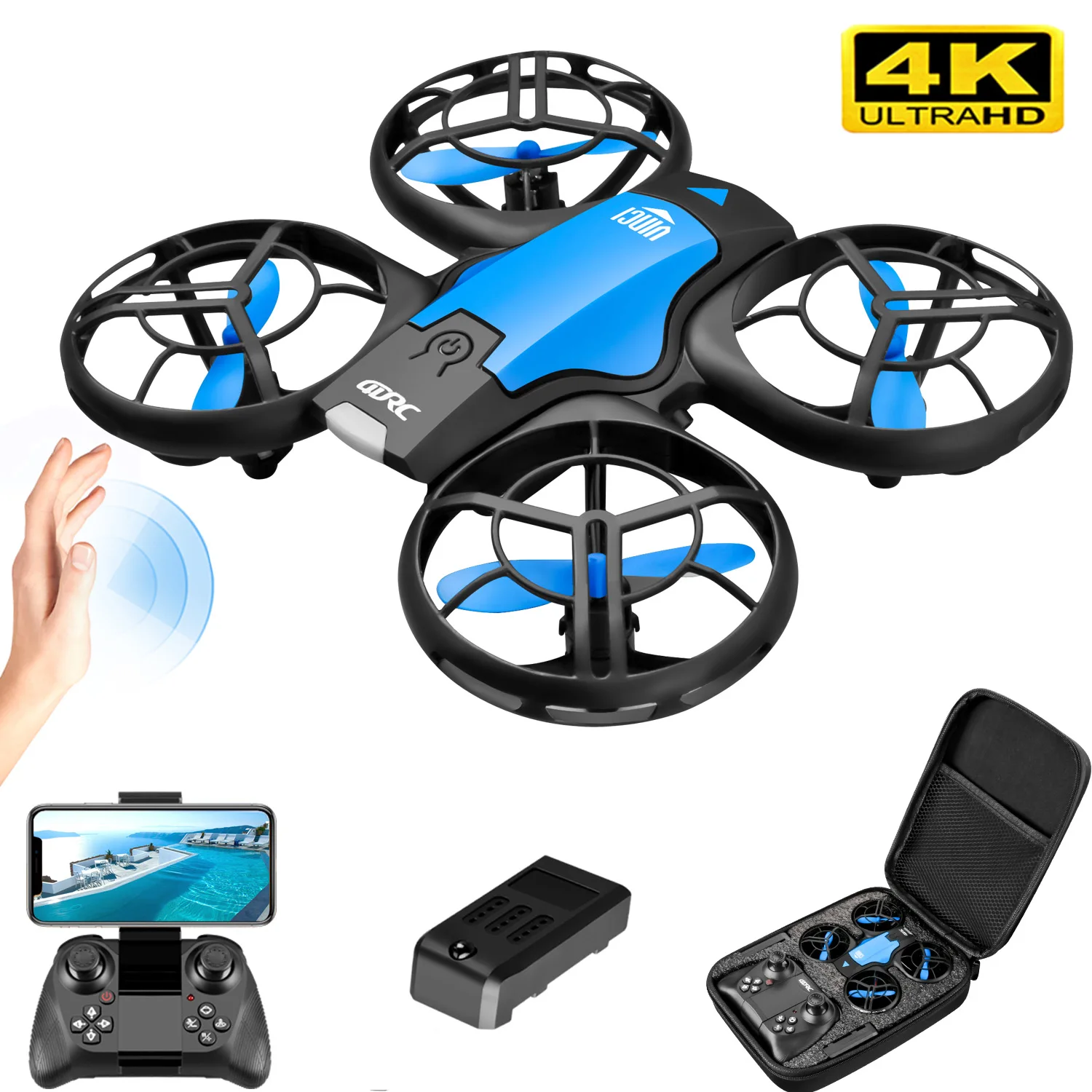V8 Nowy Mini Dron 4K Profesjon – Drone Camera Hd recenzja i cena