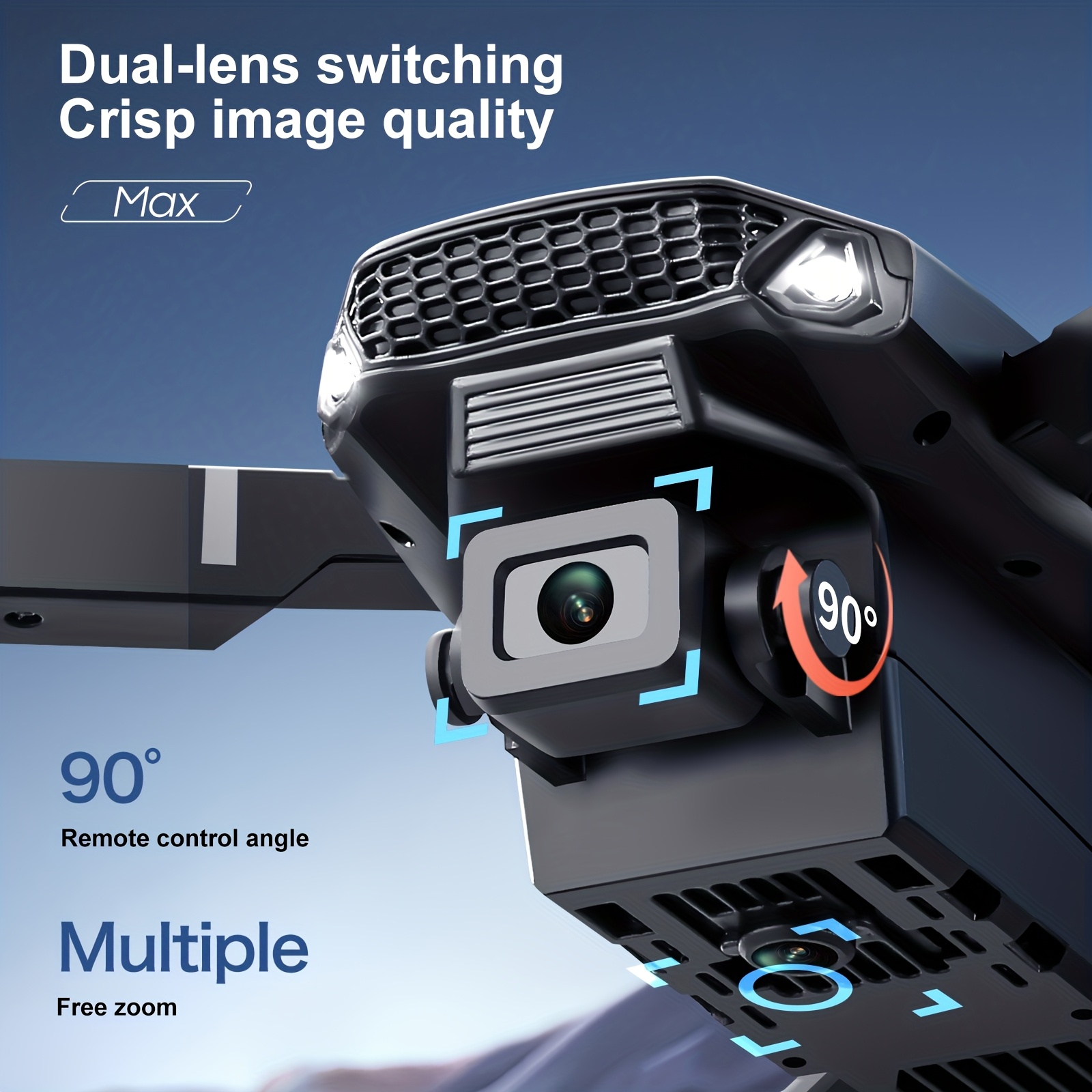 Ulepszony składany dron E88PRO – Drone Camera 4K recenzja i cena