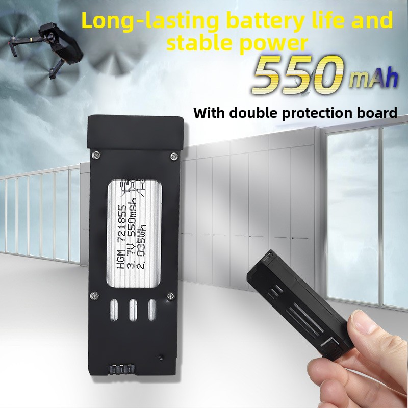 E58 3.7V 550mAh 721855 Bateria – Eachine Drone E58 recenzja i cena
